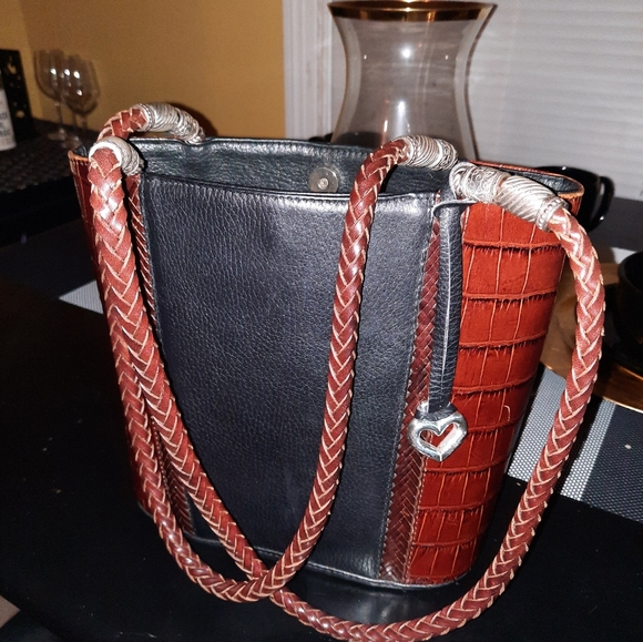 Vintage Brighton Tote Bucket Bag - Picture 3 of 9